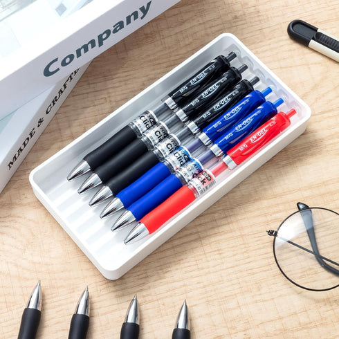 M&G Gel Pens, 0.5mm Black Gel Pens Medium Point, 30 PCS Retractable Gel Ink Rollerball Pens, Gel Ink Pens with Premium Ink & Comfort Grip for Smoo...