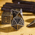 UDIXI Metal DND Dice 7PCS Polyhedral Dice Set D&D Metal MTG Dice Ancient Silver for RPG Dungeons and Dragons Role Playing Games...