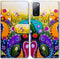 Case for Galaxy S20 FE 5G, Colorful Dragonfly Leather Flip Case Wallet Cover with Card Slot Holder Kickstand for Samsung Galaxy S20 FE 5G / S20 Fa...
