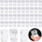 40 Pcs Self Adhesive Clips,Wall Clips for Hanging,Sticky Clips Tapestry Clips Photo Picture Poster Clips Plastic Spring Clips Hanging for Paper Ta...