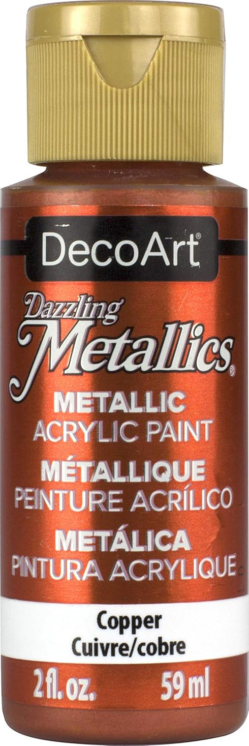 DecoArt Dazzling Metallics 2-Ounce Copper Acrylic Paint...