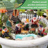 Queekay 13 Pieces Fairies Gnome Decoration Miniature Fairy Gnome Accessories Fairy Gnome Figurine Decor for Garden Yard Outdoor Home Decoration...