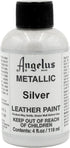 Angelus Metallic-4 oz Leather Paint, Silver...