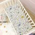 Fitted Crib Sheets Wild Plants Mushroom Stretchy Portable Playard Sheets for Baby Toddler, Breathable Soft Mini Crib Mattress 39 x 27 in for Boys ...