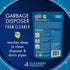 Glisten Garbage Disposer Foaming Cleaner, Lemon Scent, 2-Pack (8 Uses)...