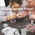 4000 Pcs White Clay Beads for Bracelets Making, Polymer Spacer Flat Beads DIY for Jewelry Necklace Earring Making Kit, Preppy Aesthetic Heishi Hes...
