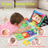2 Pcs Tummy Time Toys Baby Mirror Newborn Toys 0-3 Brain Development, Tummy Time Mirror Baby Toys 6-12 Months High Contrast Montessori Infant Toys...
