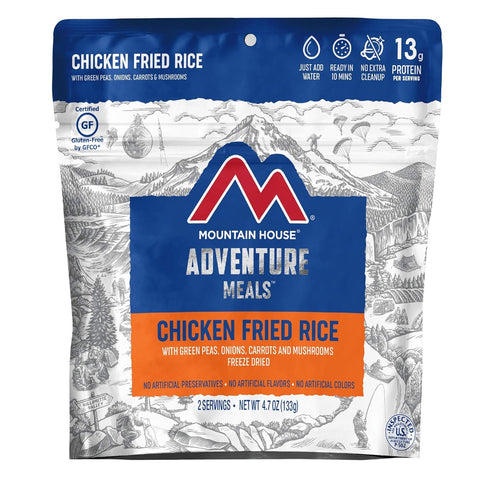 Mountain House Chicken Fried Rice | Freeze Dried Backpacking & Camping Food | 2 Servings | Gluten-Free...