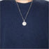 Fashion Stainless Steel Jesus Portrait Round Pendant Coin Necklace...