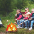 2 Set Fake Fire 12 Inch Tall Artificial Fire Fake Flame Paper 3D Decorative Cardboard Campfire Centerpiece Flame Torch for Campfire Party Decorati...