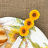 Supreme Housewares Sunflower Cheese Spreaders, Hand-Painted Resin Handles with Stainless Steel Blades for Spreading Cream Cheese, Butter, Jam, or ...