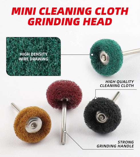 40 Pack 1 inch Power Rotary Tool Buffing Wheels Abrasive Wheel Buffing Polishing Wheel Set for Rotary Tool - 1'' 40 Piece...