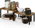 Simple Houseware Expandable Counter Shelf, Rustic Brown...