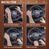 CAR PASS Wood Grain Microfiber Leather Steering Wheel Cover, Universal Fit for 14 1/2-15 inch Black Steering Wheel, Anti-Skip Veins Design,Cars, S...