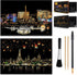 MIASTAR Scratch Painting Kits for Adults & Kids, Craft Art Set, Rainbow Scratch Art Painting Paper, Sketch Pad DIY Night View Scratchboard, 16'' x...