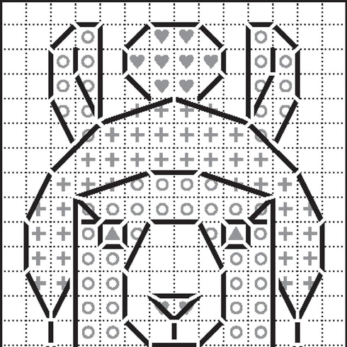 DIMENSIONS Colorful Llama Counted Cross Stitch Kit for Beginners, 11 Ct. White Aida Cloth, Finished Project 3" Diameter, Multicolor 5 Piece...