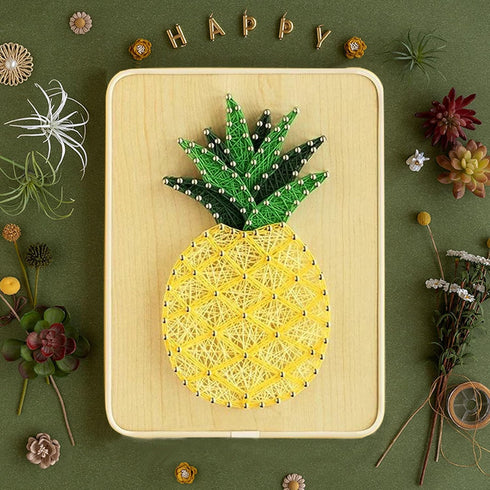 DIY String Art Kit for Beginner, DIY Pineapple Craft Kit,Unique Gift,Craft Kit for Holidays......