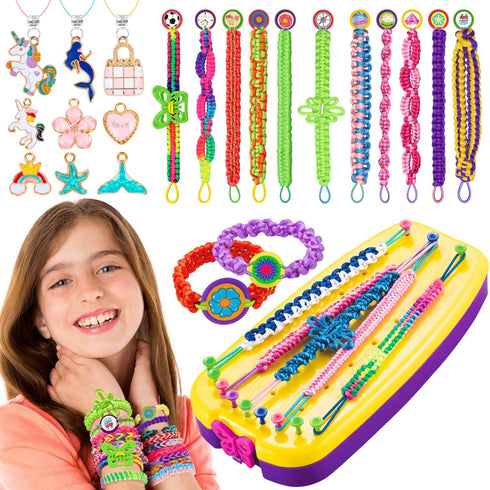Labeol Friendship Bracelet Making Kit for Girls, Arts and Crafts for Girls Ages 8-12,Birthday or Party Present Arts and Crafts String Friendship B...