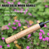 SHANFEEK Japanese Weeding Sickle Hoe Gardening Tools 13-Inch Weed Remover Tool High-Carbon Steel One-Piece Molding with Hard Solid Wood Handle(Sna...