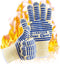 Oven Gloves for Women, Heat Resistant 540 Degrees Grilling Gloves, Hot Surface Handler Non-Slip Silicone Small Hands Oven Mitts with Fingers, BBQ ...
