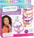 Make It Real: DIY Fashion Beaded Bangle Bracelets - Create 7 Bracelets, 71pcs All-in-1 Jewelry Kit, Purple-Pink-Orange, Crafts, Girls & Kids Ages ...