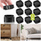 9 Pack Furniture Risers 1 Inch, Adjustable Bed Risers Heavy Duty for Table Desk Couch Chair Sofa Cabinet Bed Legs Dorm, Square Stackable Bed Raise...