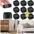 9 Pack Furniture Risers 1 Inch, Adjustable Bed Risers Heavy Duty for Table Desk Couch Chair Sofa Cabinet Bed Legs Dorm, Square Stackable Bed Raise...