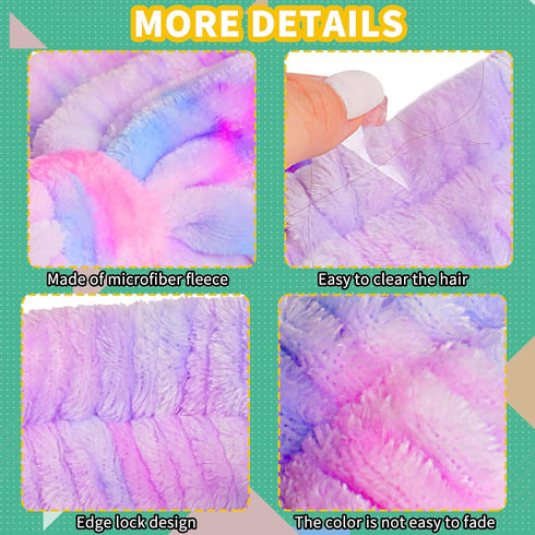 WSYUB Spa Headbands for Girls, Skincare Headband Kids,Headband for Washing Face, Makeup Headbands,Sleepover Party Headband for Teens,8pcs...