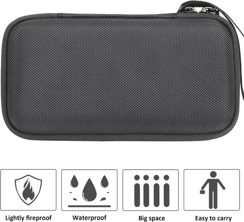 khanka Hard Travel Case Replacement for Anker 347 Power Bank (PowerCore 40K), 40,000mAh Battery Pack, Case Only (Black)......