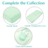 American Baby Company Heavenly Soft Minky Dot Fitted Contoured Changing Pad Cover, Mint Puff, for Boys and Girls...