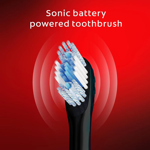 Colgate 360 Optic White Pro-Series Battery Black Toothbrush...