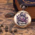 Mini DND Dice Set DND Pocket Watch Shell 7PCS Micro Polyhedral Dice Set Metal Dice Dungeons and Dragons Gifts Accessories V038N...