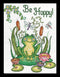 Tobin Be Hoppy (Frog), 8'' x 10' Counted Cross Stitch Kit, Multicolor...