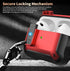 Olytop for Airpods Pro/Pro 2 Gen Case Cover (2023/2022/2019), Secure Lock Clip Shockproof AirPod Pro 2nd/1st Generation Hard Protective Skin Case ...
