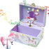 Jewelkeeper Musical Jewelry Box for Girls with Spinning Unicorn, Glitter Rainbow and Stars Design Music Box for Necklace, Earrings, and Accessorie...