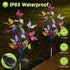 Solar Garden Lights, Outdoor 2 Pack Butterfly Solar Lights Waterproof Stake Decorative LED Light, Solar Powered Light Garden Decor for Outside Pat...