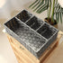 Toilet Paper Basket for Tank Topper,Woven Storage Box Cube Basket Bin Container, Shelf Cabinet(Grey 1pc) (14.17''L x 9.44''W x 3.93''H)...