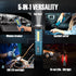 Multi-Function LED Work Light, Essential 5-in-1 Car Escape Tool, Life Saving Survival Kit: Seatbelt Cutter Hammer Breaker Worklight Flashlight Fla...
