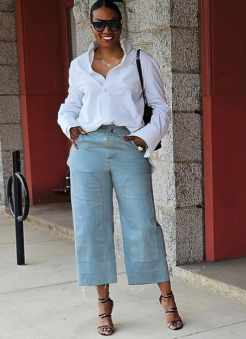 Know Me Misses' Oversized Shirt and Pants Sewing Pattern Packet, Sizes 8-10-12-14-16, Multicolor...