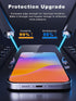 Compatible for iPhone 15 Pro Max Screen Protector 6.7 inch, Anti Blue Light HD Tempered Glass Screen Protector Easy Installation, Case Friendly, 2...