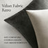 MIULEE 24x24 Inch Euro Sham Velvet Pillow Covers, Set of 2 Large Square Decorative Pillows -Cream White Super Soft for King Bed, Sofa, Couch, Acce...