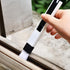 2-in-1 Dustpan Cleaning Brush Set, for Blind Recesses, Door and Window Tracks, Kitchen Recess, White, Pack of 2...