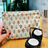 Aesthetic Makeup Bag Cute Cosmetic Bag for Women,Large Capacity Floral Makeup Organizer Bag,Travel Toiletry Bag Skincare Bag (Garden)...