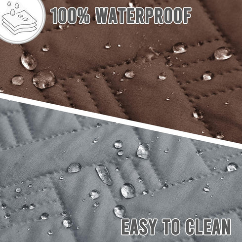 Dog Bed Cover for Pets - Blankets Rug Pads for Couch Protection Waterproof Bed Covers Dog Blanket Furniture Protector Reusable Changing Pad (Dark ...