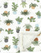 Hudson Baby Unisex Baby Plush Blanket with Furry Binding and Back, Plants, One Size...