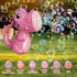 Dinosaur Bubble Machine for Kids Automatic Bubble Maker with Lights,5000+ Bubbles per Minute/Bubble Solution Included Best Summer Outdoor Dinosaur...