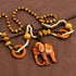 Vintage Ethnic Wood Elephant Pendant Wooden Bead Necklace Long Sweater Chain Women Vintage Necklace Jewelry Gift for Birthday Mother's Day, Valent...