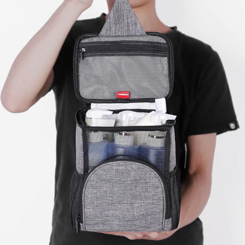 Shower Caddy Tote,Quick Dry Shower Bag Dorm Room Essentials for College Student Girls Boys,Hanging Mesh Shower Caddy Portable for Summer Camp,Trav...
