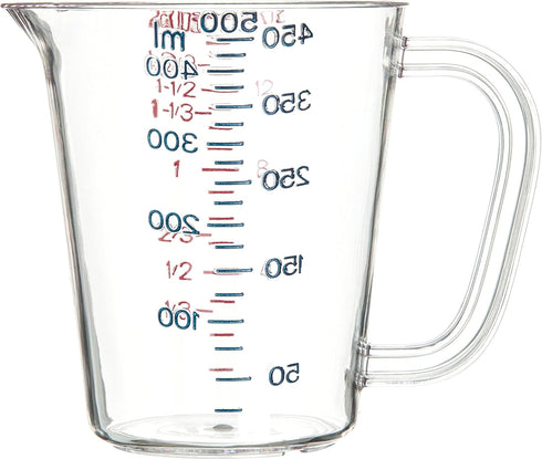 Carlisle FoodService Products 4314207 Commercial Plastic Measuring Cup, 1 Pint, Clear...