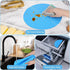 Silicone Baking Mat Cake Mat Round Silicone Baking Mat with Measurements for Cake Turntable Stand Pastry Baking Sheet, Non-Stick and Heat Resistan...